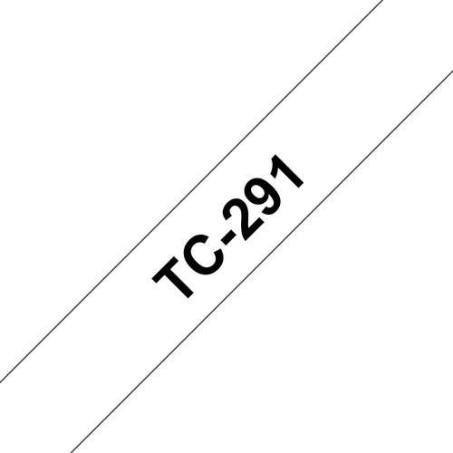 PTOUCH Band, laminiert schwarz/weiss TC-291 PT-3000 9 mm