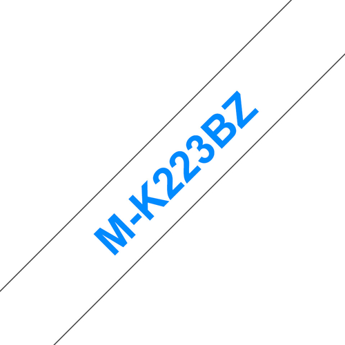 PTOUCH Band, nicht lam. blau/weiss M-K223 zu PT-65/75/85/110 8m x 9 mm