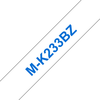 PTOUCH Band, nicht lam. blau/weiss M-K233BZ zu PT-65/75/85/110 8m x 12 mm