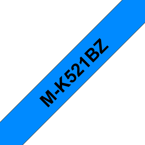 PTOUCH Band, nicht lam. schwarz/blau M-K521 zu PT-65/75/85/110 8m x 9 mm