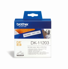 PTOUCH Ordner-Etiketten 17x87mm DK-11203 QL-500/550 300 Stk./Rolle