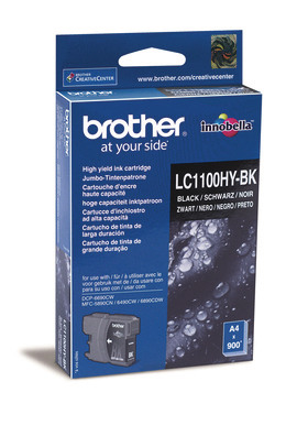 BROTHER Tintenpatrone schwarz LC-1100BK MFC-6490CW 450 Seiten