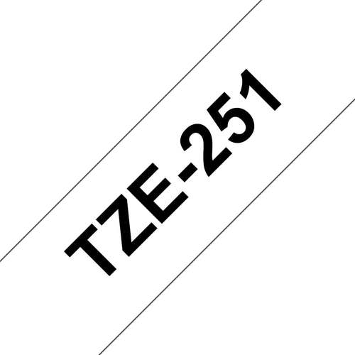PTOUCH Band, laminiert schwarz/weiss TZe-251 PT-2450DX 24 mm