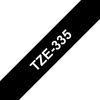 PTOUCH Band, laminiert weiss/schwarz TZe-335 PT-1280VP 12 mm