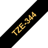 PTOUCH Band, laminiert gold/schwarz TZe-344 PT-2450DX 18 mm