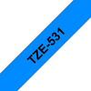 PTOUCH Band, laminiert schwarz/blau TZe-531 PT-1280VP 12 mm