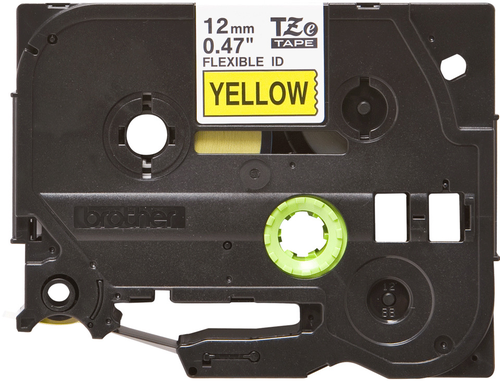 PTOUCH Flexitape lamin. schwarz/gelb TZe-FX631 zu PT-550 12 mm