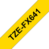 PTOUCH Flexitape lamin. schwarz/gelb TZe-FX641 zu PT-550 18 mm