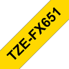 PTOUCH Flexitape lamin. schwarz/gelb TZe-FX651 zu PT-550 24 mm