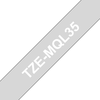 PTOUCH Band lam. weiss/hellgrau matt TZe-MQL35 PT-1280VP 12 mm