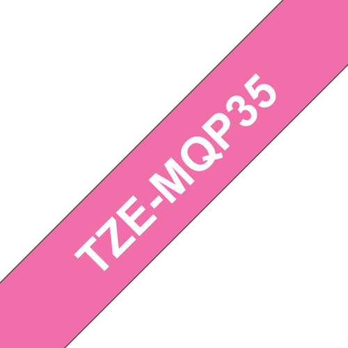 PTOUCH Band lam. weiss/pink matt TZe-MQP35 PT-1280VP 12 mm