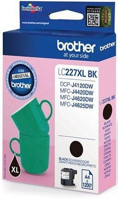 BROTHER Tintenpatrone schwarz LC-227XLBK MFC-J4620DW 1200 Seiten