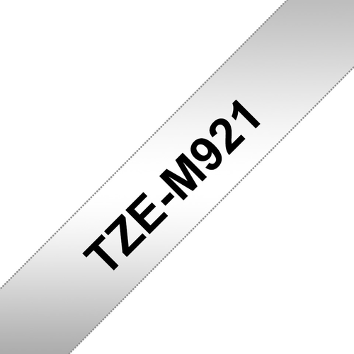 PTOUCH Flexit.lam.schwarz/matt-silber TZe-M921 zu PT 9 mm