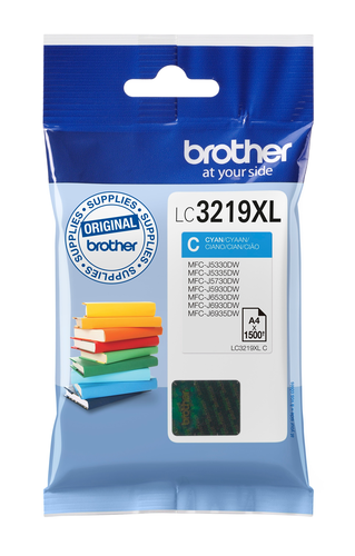 BROTHER Tintenpatrone XL cyan LC-3219C MFC-J6530DW 1500 Seiten