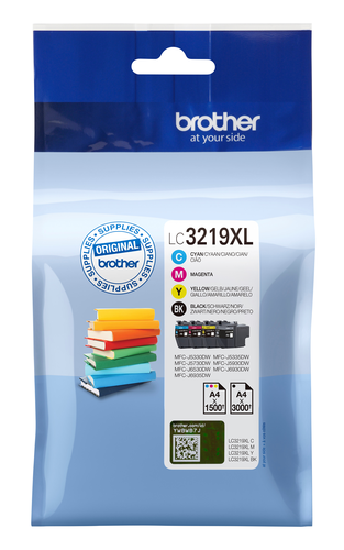 BROTHER Valuepack Tinte CMYBK LC-3219XLVAL MFC-J5330DW 3000/1500 Seiten
