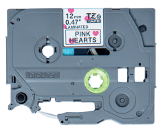 PTOUCH Band, laminiert schwarz/pink TZe-MPPH31 PT-DV600VP 12 mm