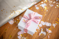 PTOUCH Band, laminiert gold/pink TZe-RE34 PT-DV600VP 12 mm