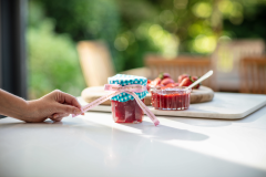 PTOUCH Band, laminiert gold/pink TZe-RE34 PT-DV600VP 12 mm