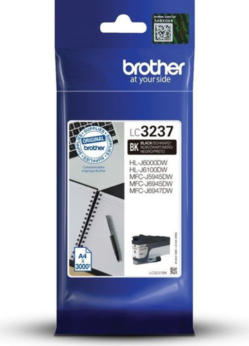 BROTHER Tintenpatrone schwarz LC-3237BK MFC-J5945DW 3000 Seiten
