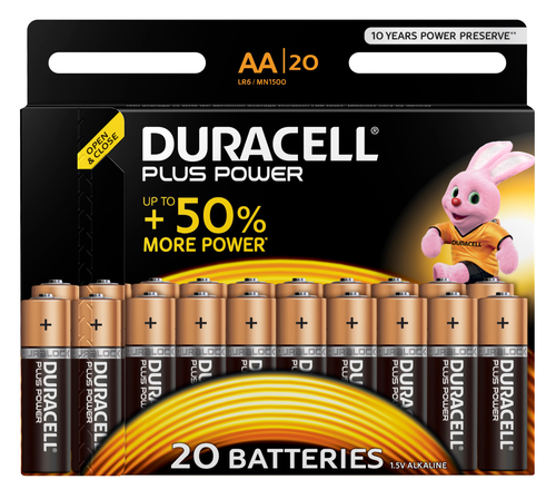 DURACELL Batterie Plus Power 4-017986 AA/LR6 20 Stck