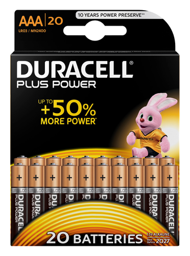 DURACELL Plus Power 4-020146 AAA/LR03 20 Stck