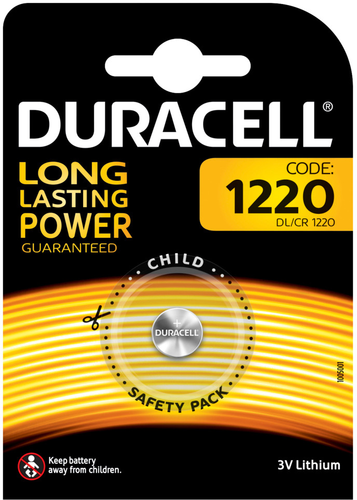 DURACELL Knopfbatterie Specialty CR1220 DL1220, 3V