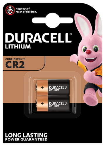 DURACELL Batterie Lithium CR15H270 CR2, 3V 2 Stck