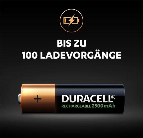 DURACELL Recharge Ultra PreCharged DX1500 AA,HR6,2400mAh,1.2V 4 Stck