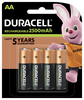 DURACELL Recharge Ultra PreCharged DX1500 AA,HR6,2400mAh,1.2V 4 Stck
