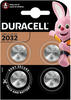DURACELL Knopfbatterie Specialty CR2032 B2 CR2032, 3V 4 Stück