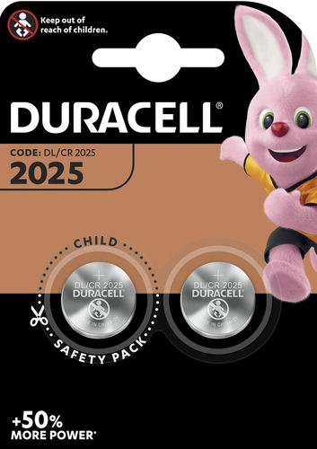 DURACELL Knopfbatterie Specialty DL2025 B2 CR2025, 3V 2 Stck