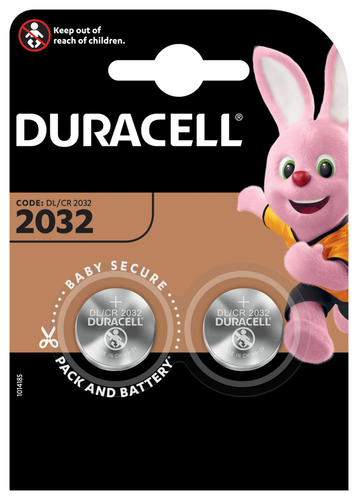 DURACELL Knopfbatterie Specialty DL2032 B2 CR2032, 3V 2 Stck