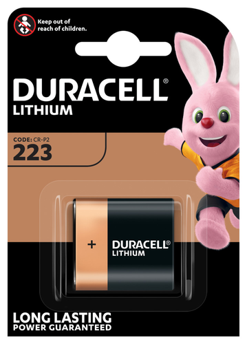 DURACELL Photobatterie Specialty Ultra Ultra 223 DL223, EL223AP, CR-P2, 6V