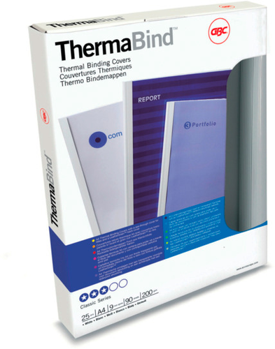 GBC Thermobindemappen 1,5mm A4 45445 weiss 25 Stck