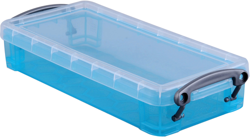 REALLY USEFUL BOX Kunststoffbox 0,55lt 68501617 transparent blau