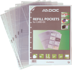 ADOC Dokumententasche Bind-Ex A4 9287.010 transparent,...