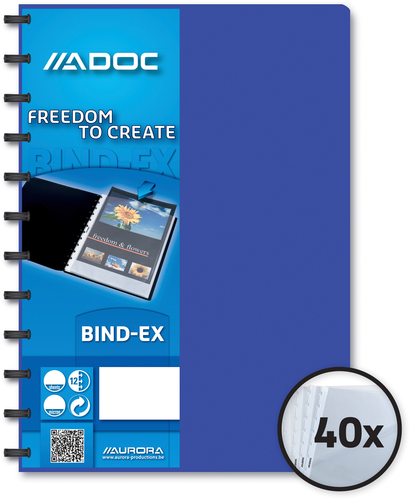 ADOC Sichtbuch A4 5842.400 blau
