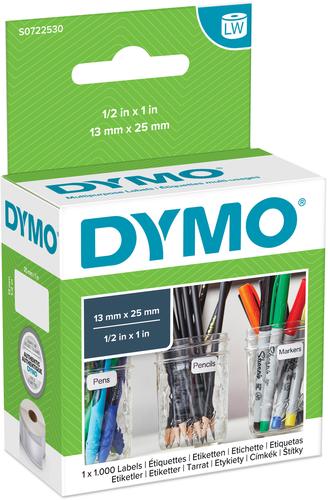 DYMO Universal-Etiketten S0722530 non-perm. 25x13mm 1000 Stck