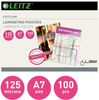 LEITZ Laminiertasche A7 33805 glanz, 125my 100 Stk