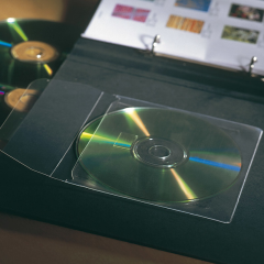 3L CD/DVD-Tasche 127x127mm 6832-100 selbstklebend 100...