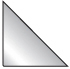 3L Dreieck Corner-Pockets 17x17cm 10024 transp. 100...