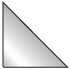 3L Dreieck Corner-Pockets 10x10cm 10014 transp. 100 Stck