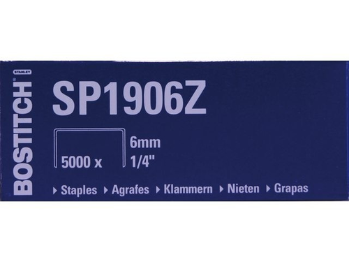 BOSTITCH Heftklammern SP19 1/4 6mm SP1906Z 5000 Stck