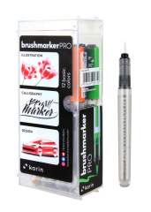 KARIN Brush Marker PRO + blender 27C1 Basic colours 12...