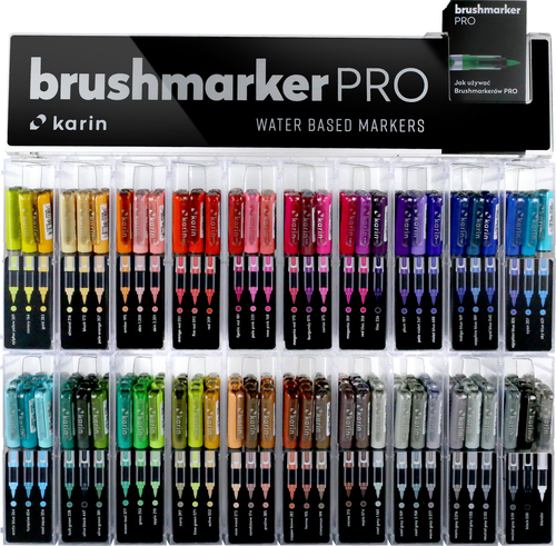 KARIN Brush Marker PRO 27C11 Display 240 Stck