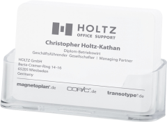 MAGNETOPLAN Visitenkartenhalter 43160 transparent