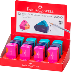 FABER-CASTELL Spitzer Sleeve Mini 182714 div. Farben ass....