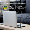 TP-LINK HighGain WiFi Antenna ARCHERT2U Plus, Dualband Adapter USB 2.0