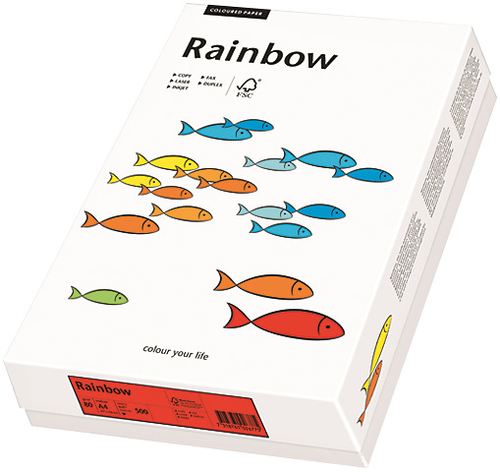 PAPYRUS Rainbow Papier FSC A4 88043104 intensivrot, 120g 250 Blatt