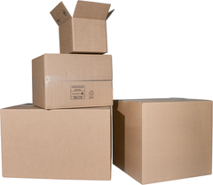 COLOMPAC Faltboxen 0201 braun 3mm 2022136 285x190x95mm 25...